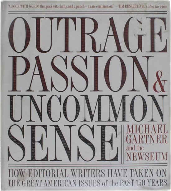 Outrage, Passion, And Uncommon Sense - cover