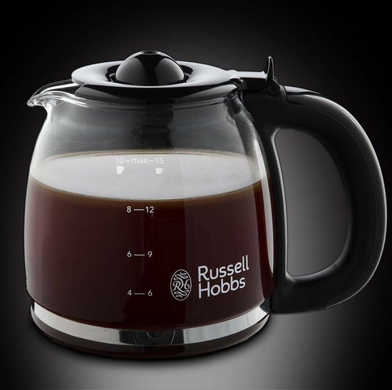 Productinformatie - Russell Hobbs 24033-56 - Russell Hobbs 24033-56 Colours Plus+ Koffiezetapparaat met glazen kan - Creme