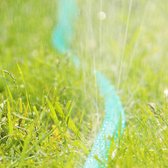 Relaxdays sproeislang 20 meter - platte sprinklerslang - watergeefsysteem planten - groen