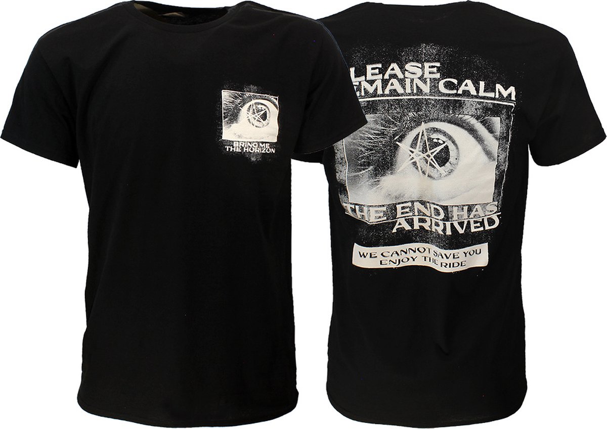 Bring Me The Horizon BMTH Remain Calm T-Shirt - Officiële Merchandise - S