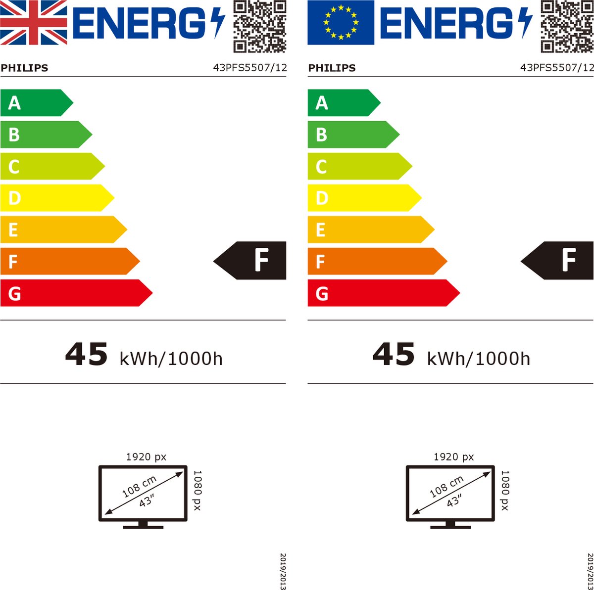 Philips 43PFS5507/12 - 43 inch - Full HD LED - 2022 | bol