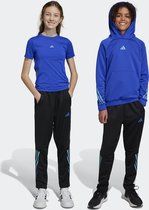 Pantalon en tricot à 3 bandes adidas Performance Train Icons AEROREADY - Enfants - Zwart - 140