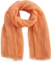 Echarpes Emilie L'incontournable foulard - foulard - orange - lin - viscose - coton