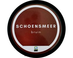 Schoensmeer Bruin – Schoenpoets voor Bruine Leren Schoenen – 50 ml – 3BMT®