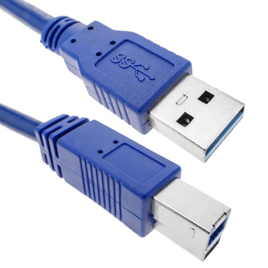 BeMatik - Super Cable USB 3.0 A mannelijk naar B mannelijk 2m