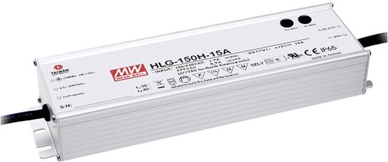 LED-driver, LED-transformator 24 V/DC 150 W 6.3 A Constante spanning, Constante stroomsterkte Mean Well HLG-150H-24A