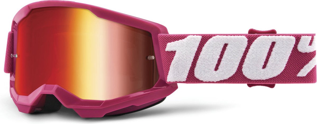 100percent Strata 2 Youth Bril Oranje Gold Mirror/CAT2 Kinderen