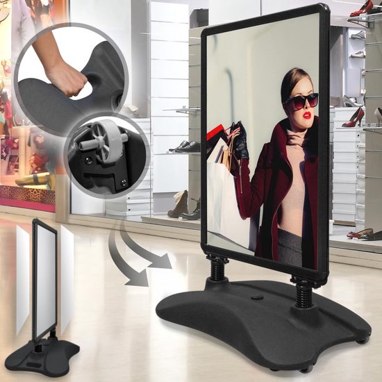 Stoep krijtbord duplo - 70 x 120 cm - basic - reclameborden kopen? | Korting tot 39