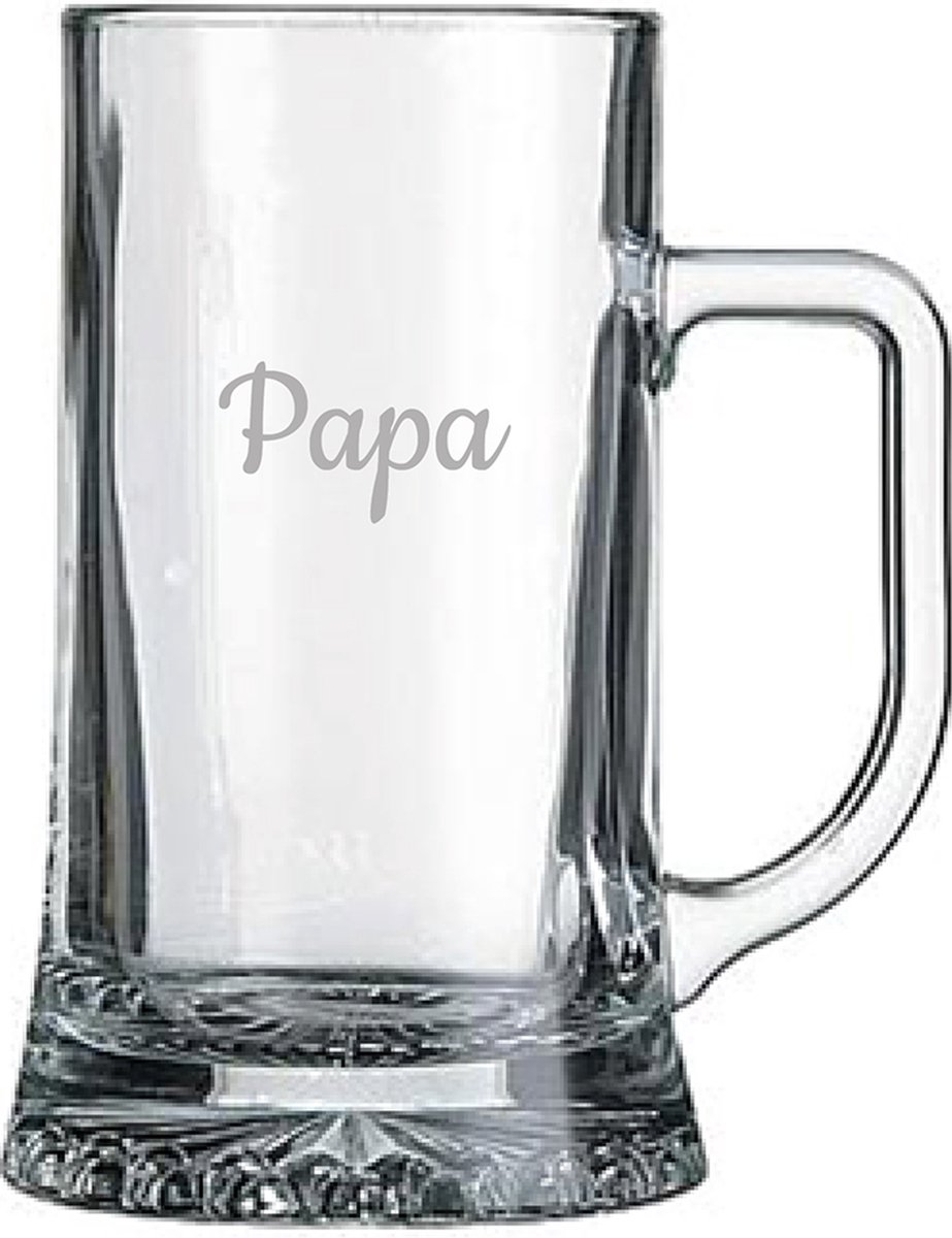 Bierpul gegraveerd - 50cl - Papa