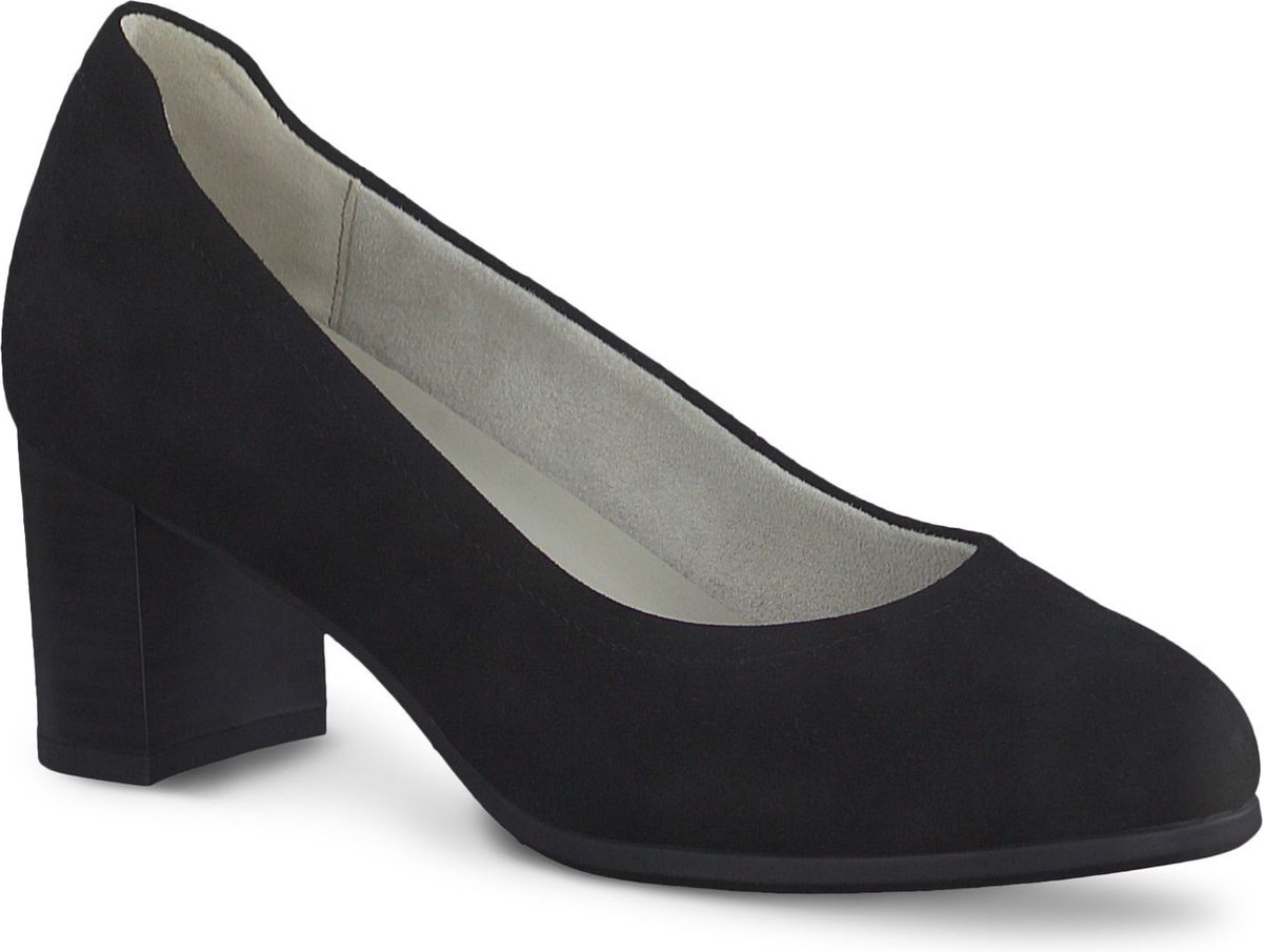 Escarpin Confort Tamaris - Talon 6 Cm Bloc, Semelle Intérieure Amovible, Largeur Supplémentaire