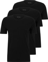 Hugo Boss - T-shirt Modern 3-Pack Zwart - Heren - Maat L - Slim-fit