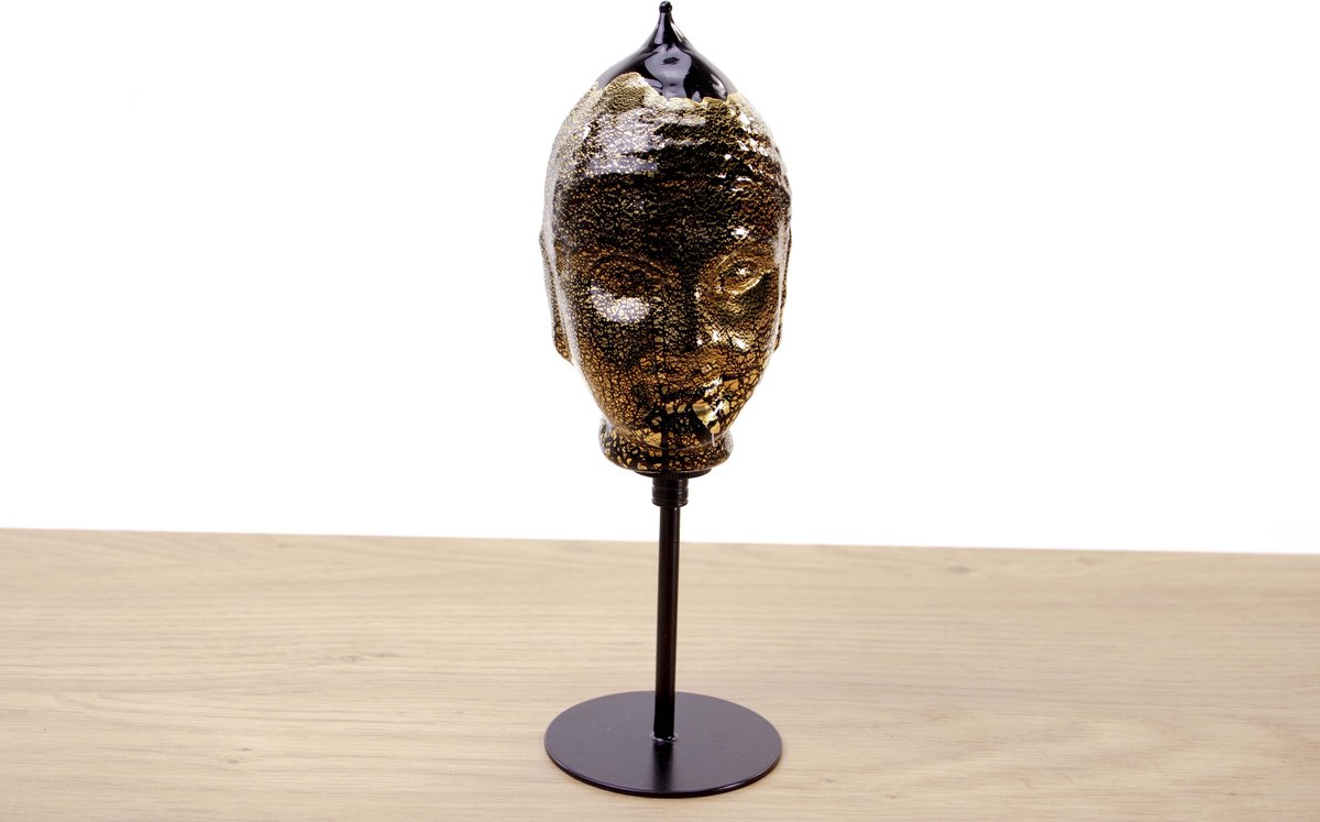 Murano Glas - Murano beeldjes - Buddha beeld - Buddha beeld binnen - Boedha beeld - Vaderdag