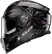 LS2 Ff811 Vector Ii Tropical Black White L - Maat L - Helm