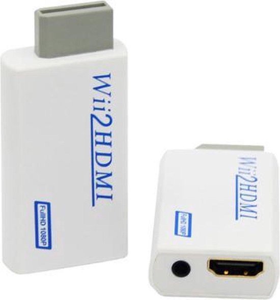 Adaptateur Wii vers HDMI Adaptateur convertisseur HD 1080P/720P avec prise  audio stéréo 3,5 mm