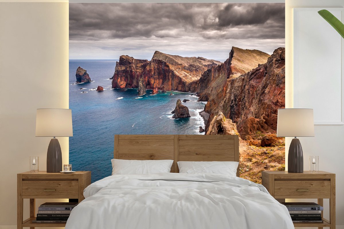 Behang - Fotobehang Portugal - Kust - Madeira - Breedte 240 cm x hoogte 240 cm
