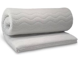 Topdekmatras - Topper - Koudschuim HR50 - Bamboo - Op Maat - 125x205 - 8 cm