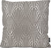 Sierkussen Art Deco Silver/Grey | 45 x 45 cm | Polyester