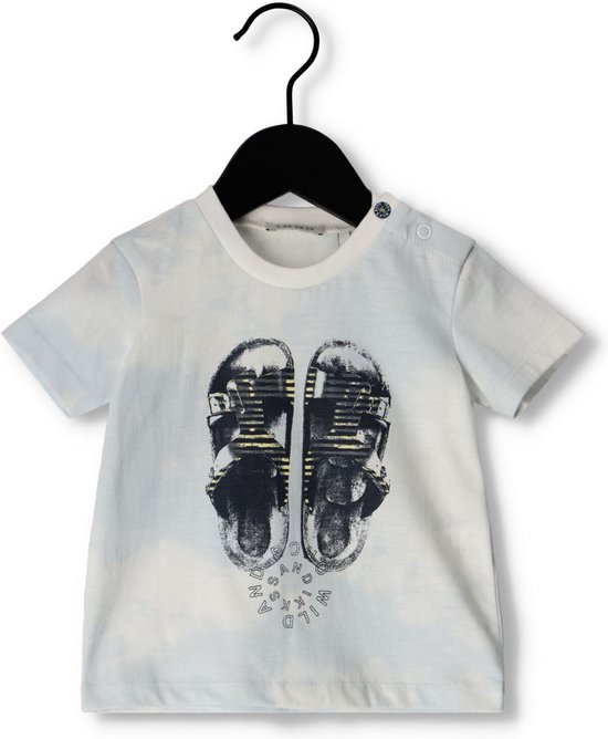 Ikks Tee Shirt Mc Tops & T-shirts Baby - Shirt - Lichtblauw - Maat 80