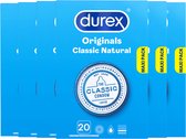 Bol.com Durex Condooms Classic Natural 20st x6 aanbieding