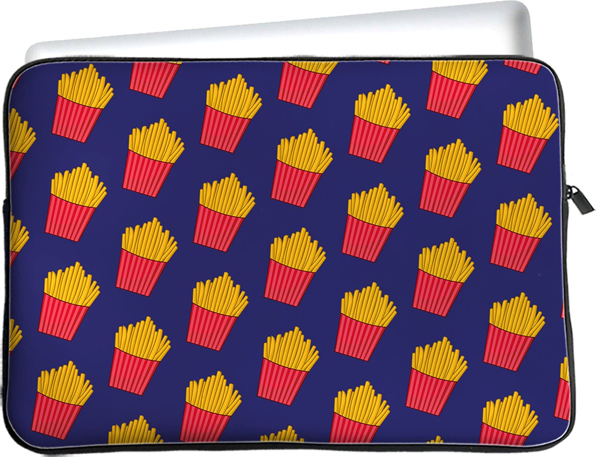 iPad 2022 hoes - Tablet Sleeve - Franse Frietjes - Designed by Cazy