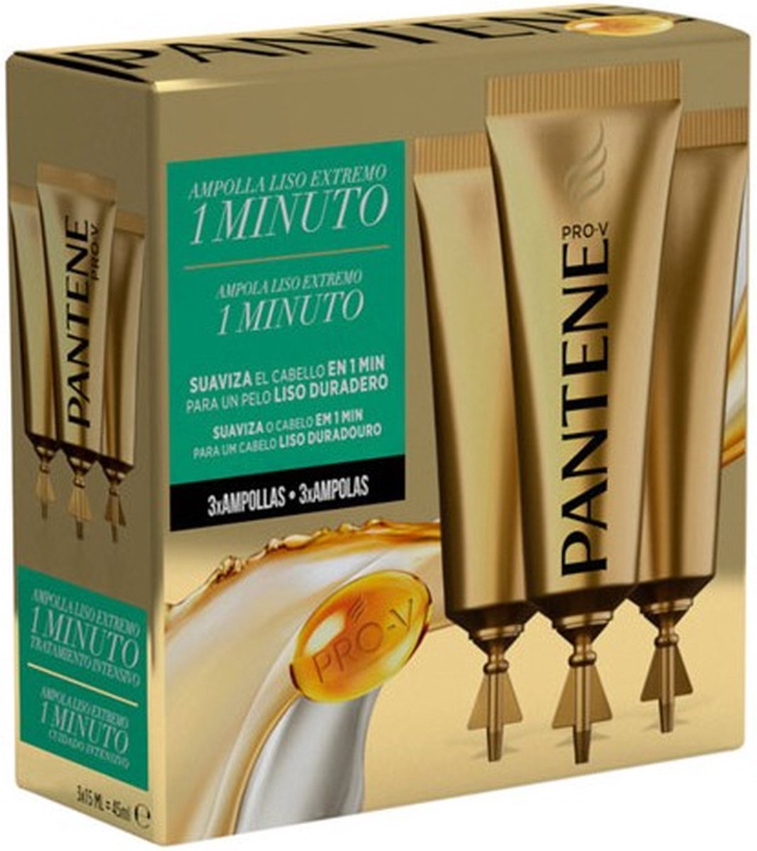Ampullen Pro-v Suave & Liso Pantene (15 ml)