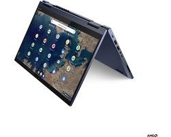 Lenovo ThinkPad C13 Yoga Gen 1 Chromebook AMD Ryzen™ 3 3250C 33,8 cm (13.3") Touchscreen Full HD 4 GB DDR4-SDRAM 128 GB SSD Wi-Fi 5 (802.11ac) ChromeOS Belgisch Blauw