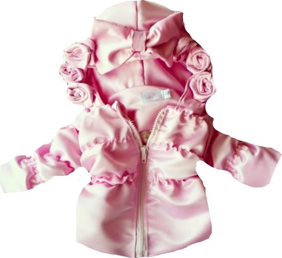 Taille 92 Veste d'été rose clair pour bébé et enfant Veste avec roses |  bol.com