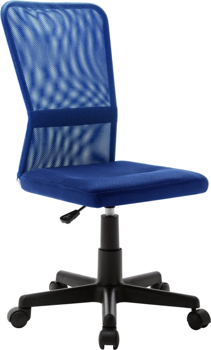 Prolenta Premium - Kantoorstoel 44x52x100 cm mesh stof blauw