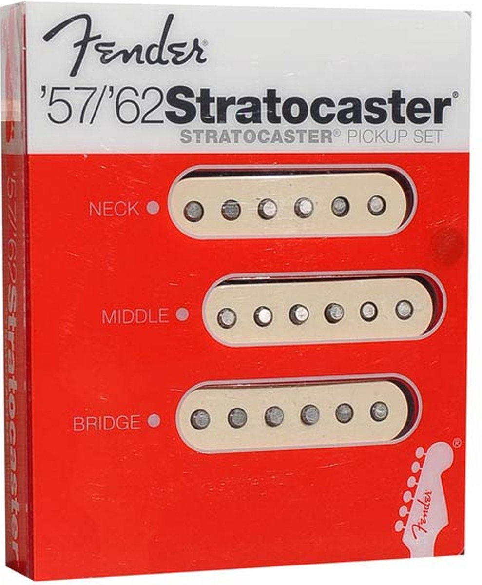 Pickup set Fender Original parchment Stratocaster® ‘57/’62