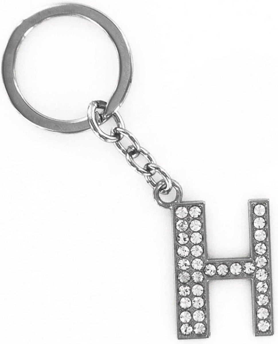 Sleutelhanger Diamant Letter - H