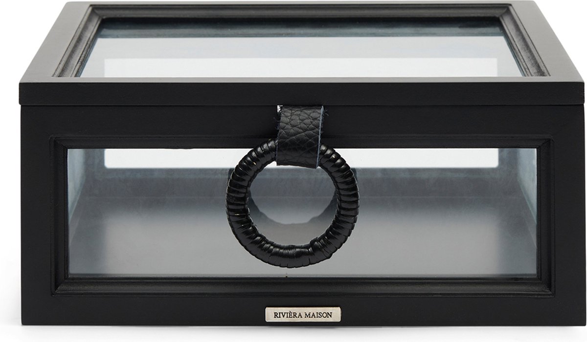 Riviera Maison Vitrine box - The Gallery Display Box - Zwart - Maat M