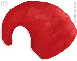 Kaboutermuts rood smurf