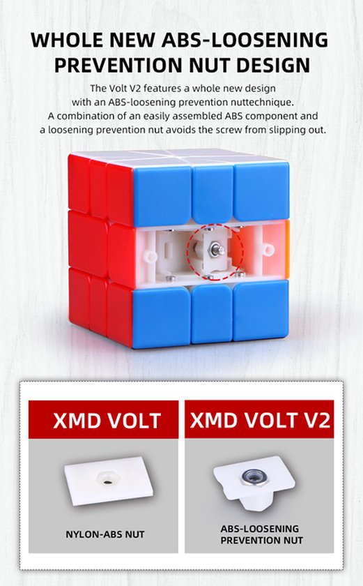 Thumbnail van een extra afbeelding van het spel Qiyi X-man Volt Square-1 v2 M (semi gemagnetiseerd)