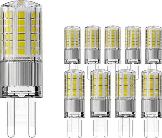 Voordeelpak 10x Noxion Bolt LED Capsule G9 4.8W 600lm - 830 Warm Wit | Vervangt 50W.
