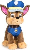 Pluche Paw Patrol knuffel Chase - Classic New Style - 27 cm - Cartoon knuffels - Speelgoed voor kinderen