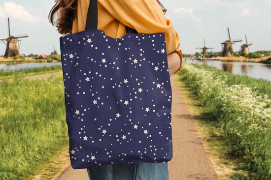 Sac bandoulière - Sac de plage - Shopper Starry Sky - Espace - Motif - Enfants - 40x50 cm - Sac en coton