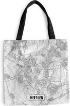 Sac à bandoulière - Sac de plage - Shopper City map Heerlen - 45x45 cm - Sac en coton