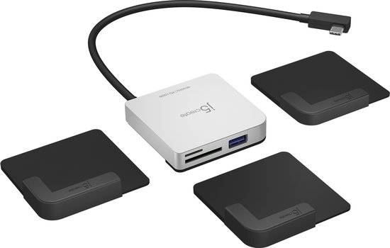 Docking Station Usb 3.0 J5create Dock Vivavoce USB-C 4K, Dock Audio All-in-one Per Videoconferenze, HDMI 4K, USB-A X 2, Type C Gigabit Ethernet, Ricarica Pass-through - Funziona Con Teams, Zoom E Google