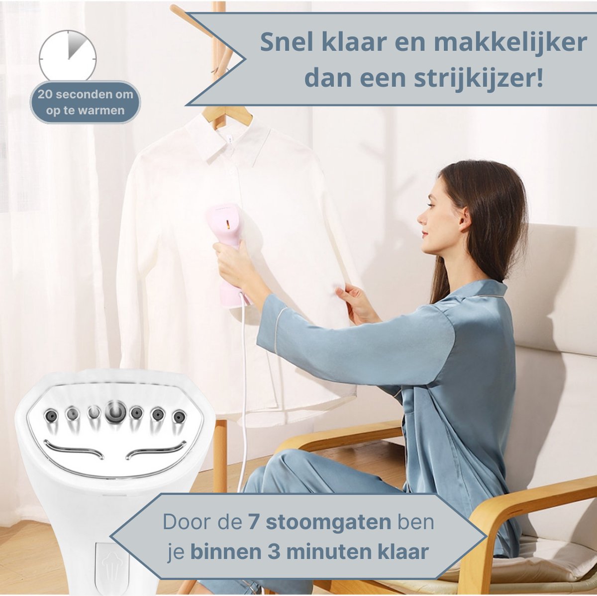 Défroisseur Vapeur Rowenta Ultrasteam – Compact – Prêt à Voyager – Occasion