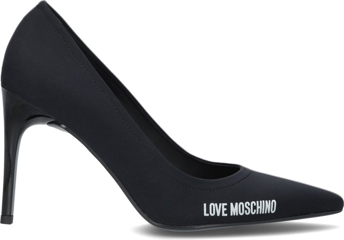 Escarpins Ja101 Caoutchouc Love Moschino en coloris Noir Femme Chaussures Chaussures à talons Talons hauts et talons aiguilles 
