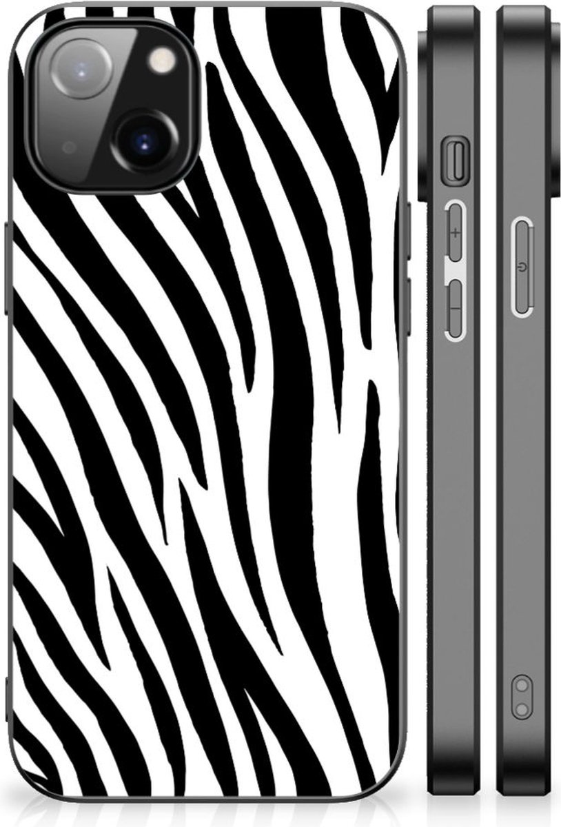 Apple iPhone 13/14 Dierenprint Telefoonhoesje Zebra