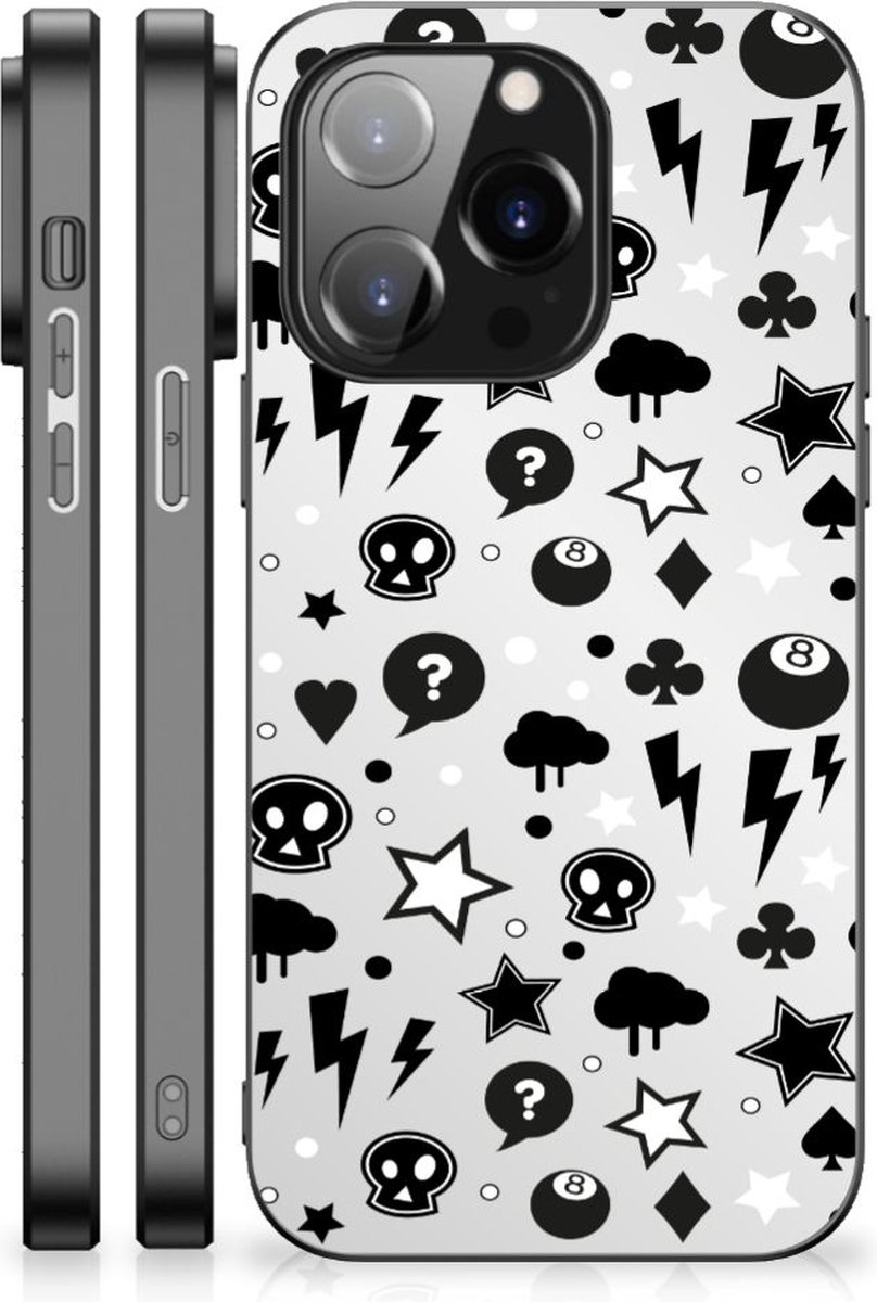 Telefoonhoesje iPhone 14 Pro Silver Punk