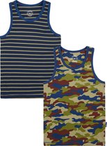 Boys Singlet 2 Pack - Army Green - Claesen's®