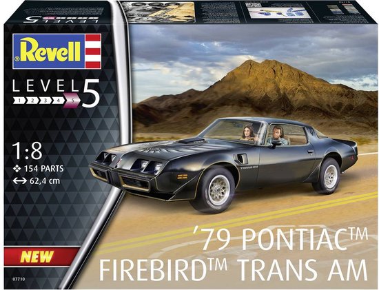 Revell 07710-1/8 Pontiac Firebird Trans Am Neu 