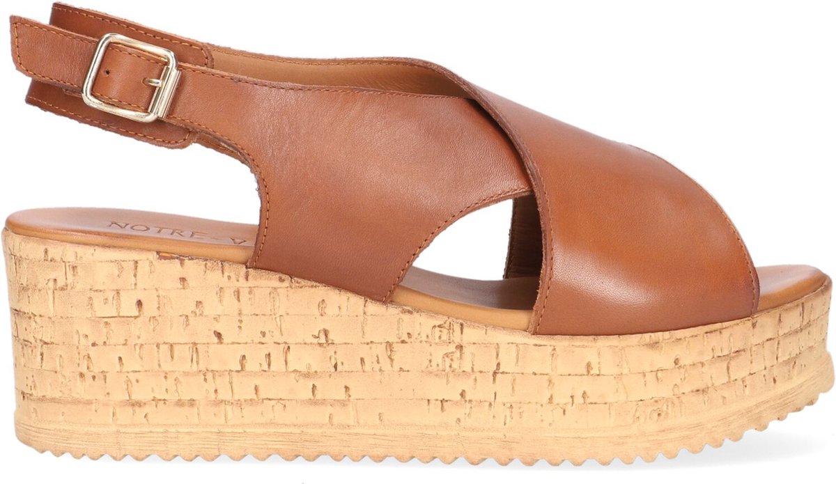Omoda Suga1m Sandalen - Dames - Cognac - Maat 40 | bol.com