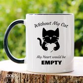 My cat mok - Katten - Cadeau voor vrouw - Valentijn cadeautje voor haar - Mokken en bekers - Cadeautjes origineel - Verjaardag cadeau mannen - Koffiekopjes - Mok met tekst - Moederdag cadeau