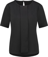 Supertrash - Top - Blouse Dames - Shirt - Korte Mouw - Zwart - 40