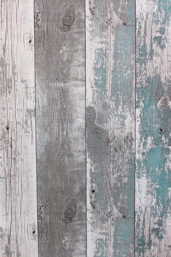Papier peint - Planches de bois - Papier peint intissé - Décoration murale - 0,53 0 10,05 m.