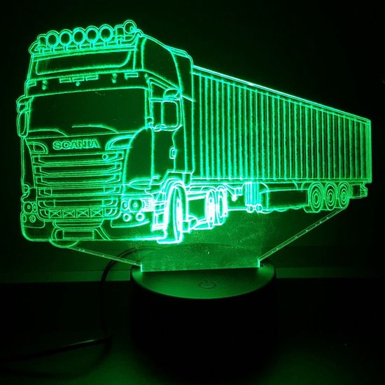 3D LED LAMP - SCANIA MET TRAILER