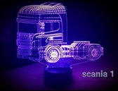 3D LED LAMP - SCANIA 1